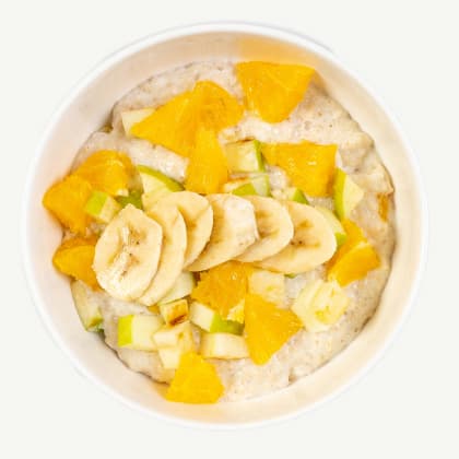 Каша овсяная с фруктами