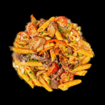 Паста с говядиной